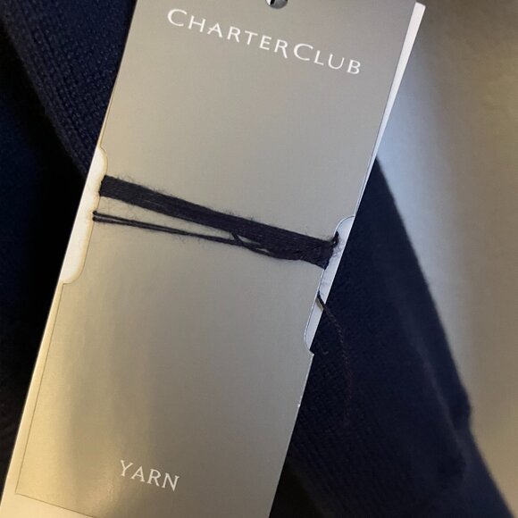 Charter Club Intrepid Blue Cardigan Women's Large - Picture 4 of 7